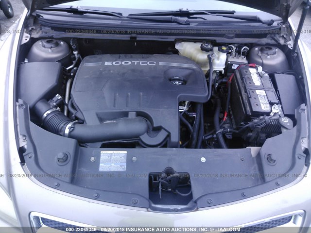 1G1ZG57B18F199570 - 2008 CHEVROLET MALIBU LS GOLD photo 10