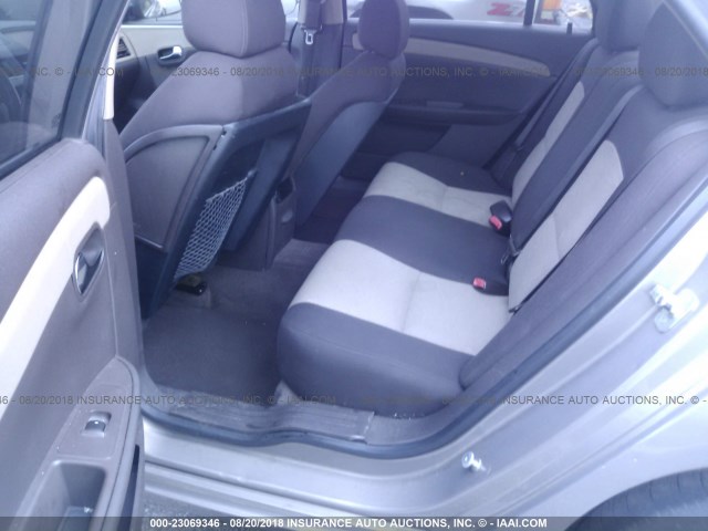 1G1ZG57B18F199570 - 2008 CHEVROLET MALIBU LS GOLD photo 8