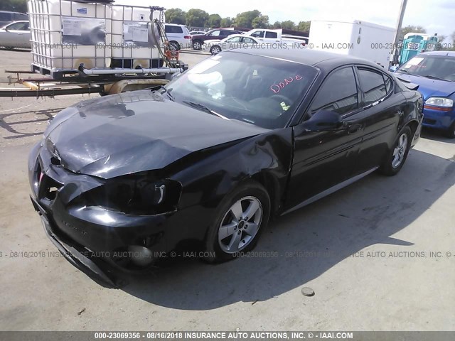2G2WP582X61162115 - 2006 PONTIAC GRAND PRIX BLACK photo 2