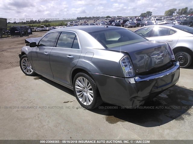 2C3CA5CG4BH579867 - 2011 CHRYSLER 300 LIMITED GRAY photo 3