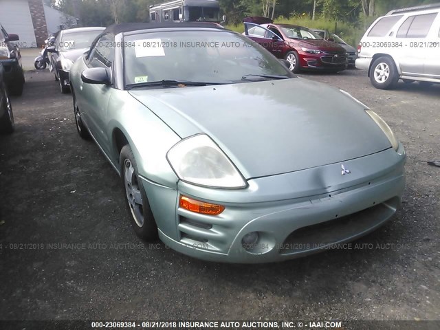 4A3AE45G43E139488 - 2003 MITSUBISHI ECLIPSE SPYDER GS 绿色 照片 1