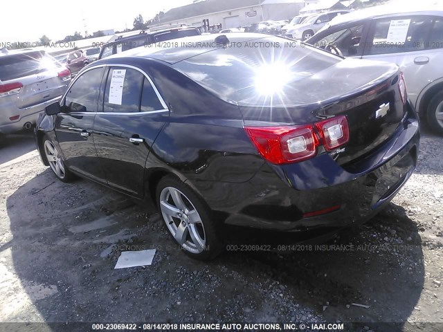 1G11J5SX2DU117725 - 2013 CHEVROLET MALIBU LTZ 黑色 照片 3
