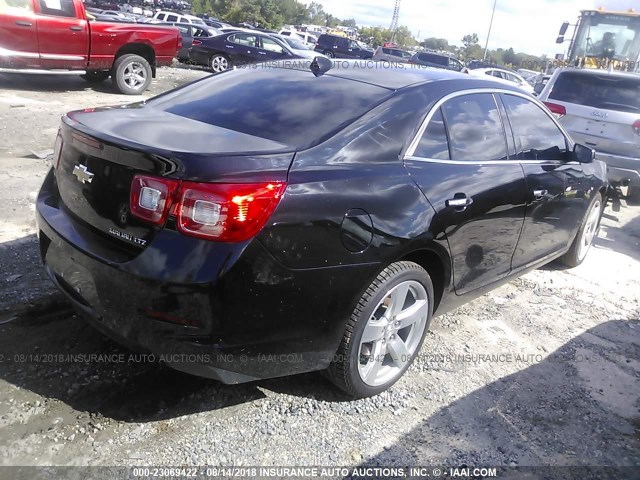 1G11J5SX2DU117725 - 2013 CHEVROLET MALIBU LTZ 黑色 照片 4