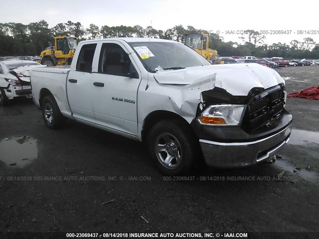 1C6RD6FPXCS175259 - 2012 DODGE RAM 1500 ST WHITE photo 1