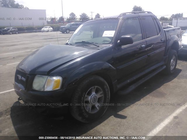 1FMZU77K54UA28589 - 2004 FORD EXPLORER SPORT TR  BLACK photo 2