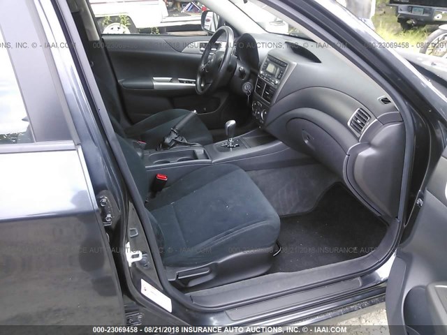 JF1GH61618H804419 - 2008 SUBARU IMPREZA 2.5I GRAY photo 5