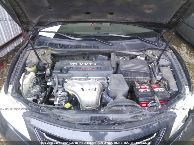 4T1BE46K87U551091 - 2007 TOYOTA CAMRY NEW GENERAT CE/LE/XLE/SE BLACK photo 10
