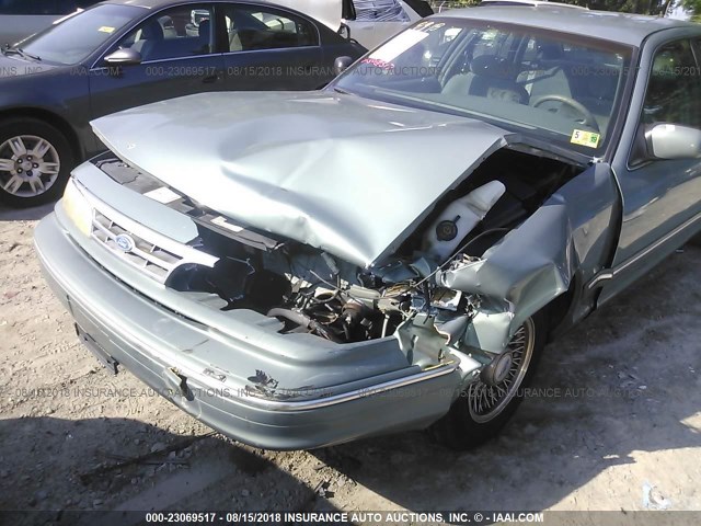 2FALP74W1VX115351 - 1997 FORD CROWN VICTORIA LX GREEN photo 6