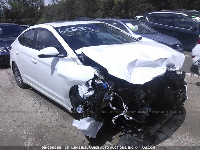 5NPD84LF8JH316378 - 2018 HYUNDAI ELANTRA SEL/VALUE/LIMITED WHITE photo 1