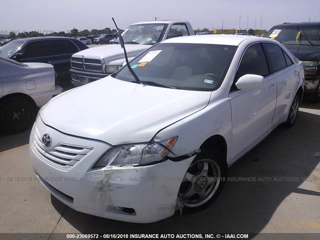 4T4BE46K77R005338 - 2007 TOYOTA CAMRY NEW GENERAT CE/LE/XLE/SE WHITE photo 2