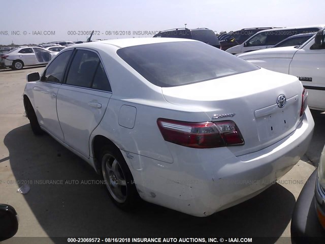 4T4BE46K77R005338 - 2007 TOYOTA CAMRY NEW GENERAT CE/LE/XLE/SE WHITE photo 3