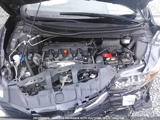 2HGFG3B09FH525441 - 2015 HONDA CIVIC EXL 灰色 照片 10