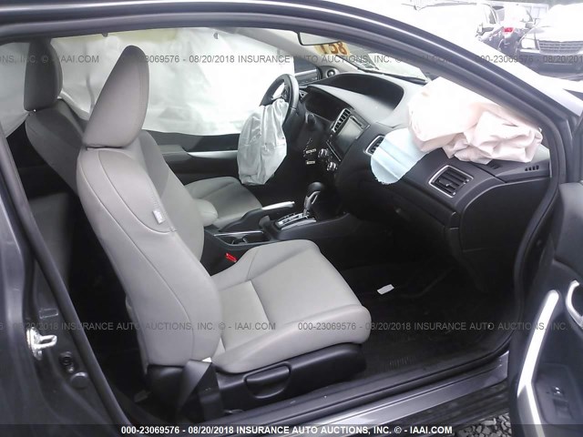 2HGFG3B09FH525441 - 2015 HONDA CIVIC EXL 灰色 照片 5