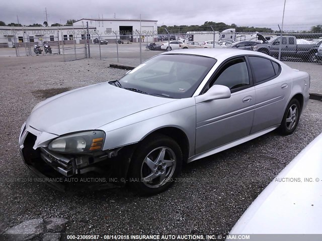 2G2WP522941348136 - 2004 PONTIAC GRAND PRIX GT SILVER photo 2