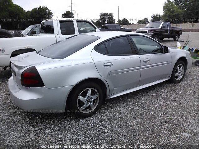 2G2WP522941348136 - 2004 PONTIAC GRAND PRIX GT SILVER photo 4