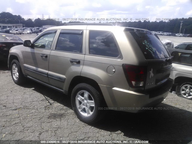 1J4GR48KX5C529201 - 2005 JEEP GRAND CHEROKEE LAREDO/COLUMBIA/FREEDOM 金色 照片 3