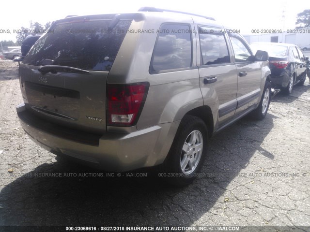 1J4GR48KX5C529201 - 2005 JEEP GRAND CHEROKEE LAREDO/COLUMBIA/FREEDOM 金色 照片 4