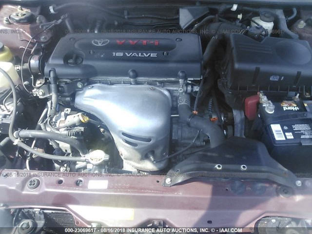4T1BE30K26U155398 - 2006 TOYOTA CAMRY LE/XLE/SE Қызыл фото 10
