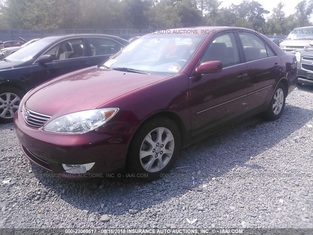 4T1BE30K26U155398 - 2006 TOYOTA CAMRY LE/XLE/SE Қызыл фото 2