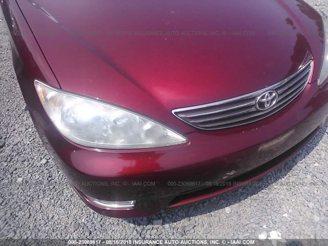 4T1BE30K26U155398 - 2006 TOYOTA CAMRY LE/XLE/SE Қызыл фото 6