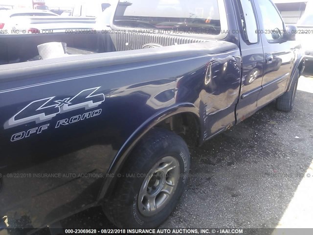 1FTRX18L4XNC10248 - 1999 FORD F150 BLUE photo 6