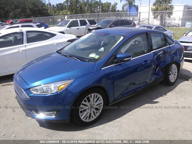 1FADP3J2XJL316901 - 2018 FORD FOCUS TITANIUM BLUE photo 6