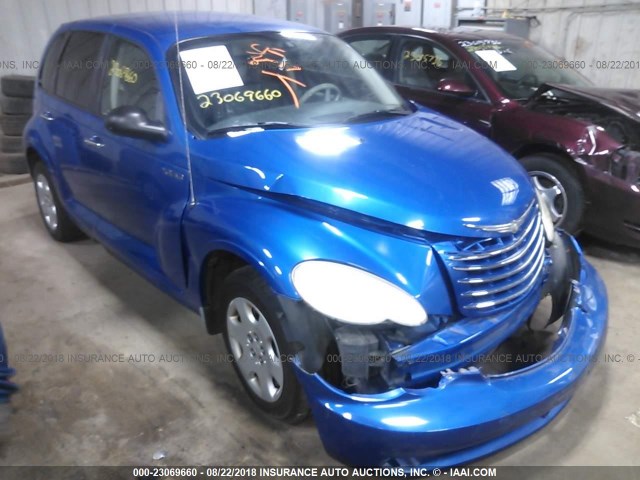 3A4FY58BX6T205479 - 2006 CHRYSLER PT CRUISER TOURING BLUE photo 1