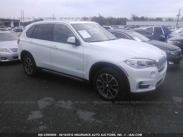 5UXKR0C57H0U51233 - 2017 BMW X5 XDRIVE35I WHITE photo 1