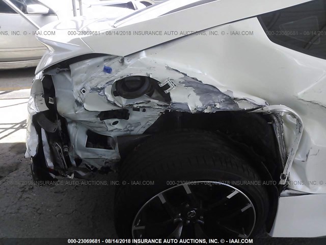 JN1AZ4EH8GM934204 - 2016 NISSAN 370Z TOUR/SPT/TECH/NISMO/TECH WHITE photo 6