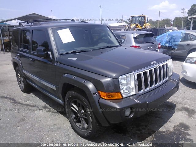 1J8HG582X6C363973 - 2006 JEEP COMMANDER LIMITED GRAY photo 1