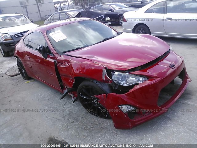 JF1ZNAA14D1734541 - 2013 TOYOTA SCION FR-S RED photo 1