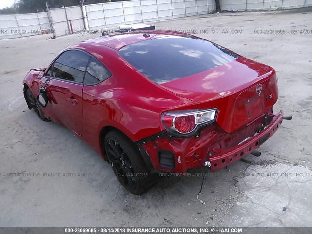 JF1ZNAA14D1734541 - 2013 TOYOTA SCION FR-S RED photo 3