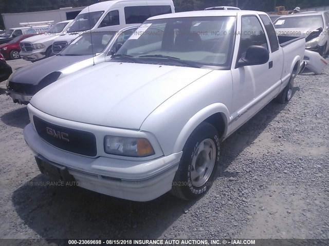 1GTCS1941T8536514 - 1996 GMC SONOMA WHITE photo 2