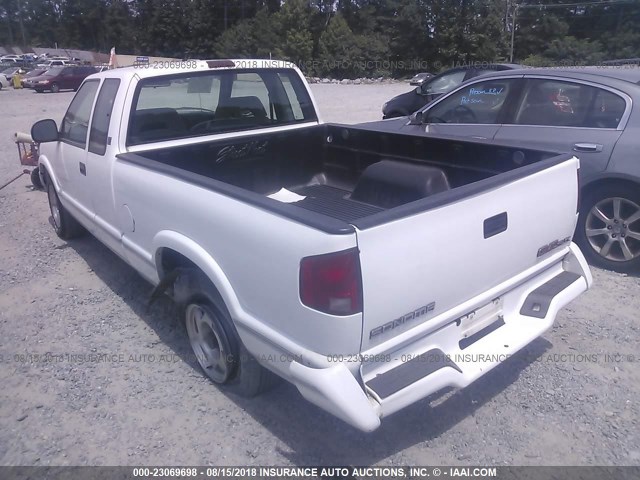 1GTCS1941T8536514 - 1996 GMC SONOMA WHITE photo 3