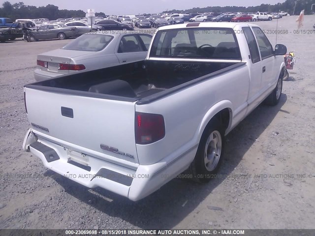 1GTCS1941T8536514 - 1996 GMC SONOMA WHITE photo 4