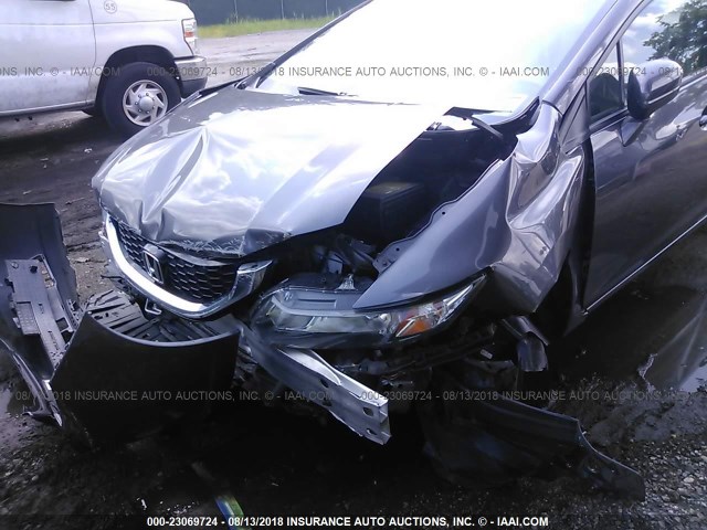 2HGFB2F93FH511343 - 2015 HONDA CIVIC EXL 灰色 照片 6