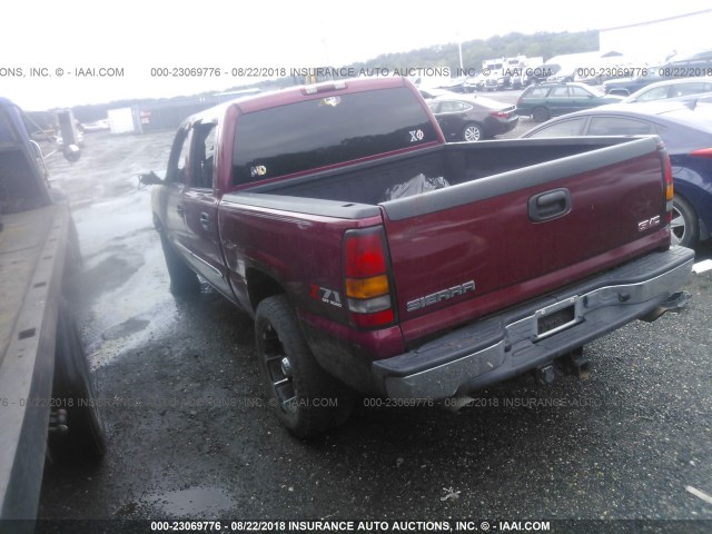 2GTEK13T851164118 - 2005 GMC NEW SIERRA K1500 MAROON photo 3