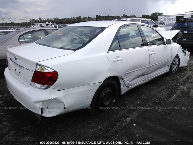 4T1BE32K55U023991 - 2005 TOYOTA CAMRY LE/XLE/SE 白色 照片 4