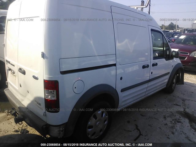 NM0LS7AN1CT115300 - 2012 FORD TRANSIT CONNECT XL WHITE photo 4