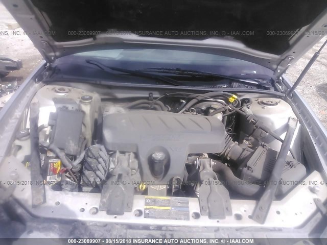 2G2WP552861163252 - 2006 PONTIAC GRAND PRIX SILVER photo 10