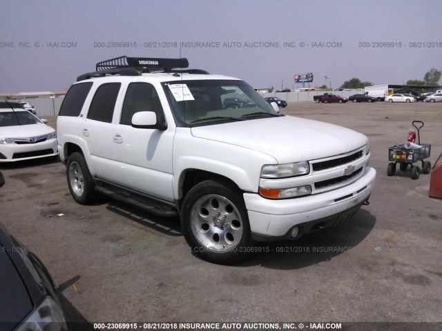 1GNEK13Z33R254079 - 2003 CHEVROLET TAHOE K1500 WHITE photo 1