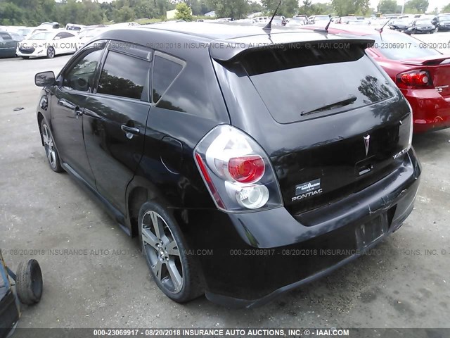 5Y2SR67049Z445762 - 2009 PONTIAC VIBE GT BLACK photo 3