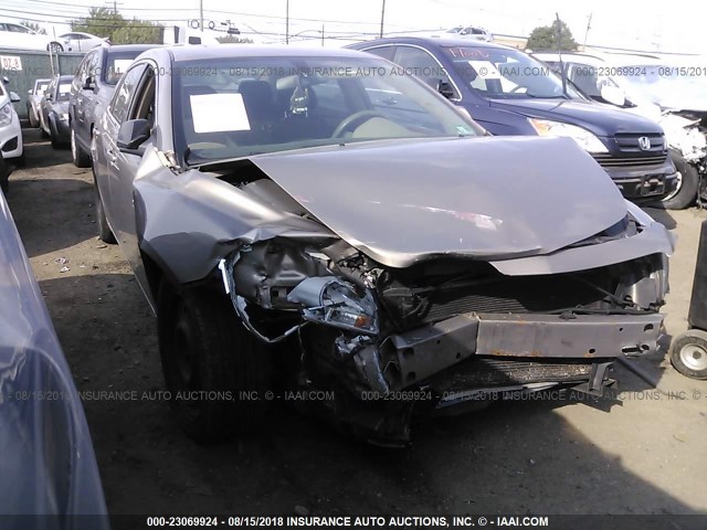 1G1ZH57B58F223107 - 2008 CHEVROLET MALIBU 1LT 棕色 照片 1