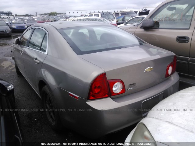 1G1ZH57B58F223107 - 2008 CHEVROLET MALIBU 1LT 棕色 照片 3