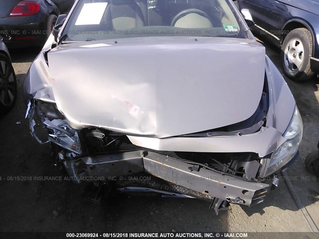 1G1ZH57B58F223107 - 2008 CHEVROLET MALIBU 1LT 棕色 照片 6