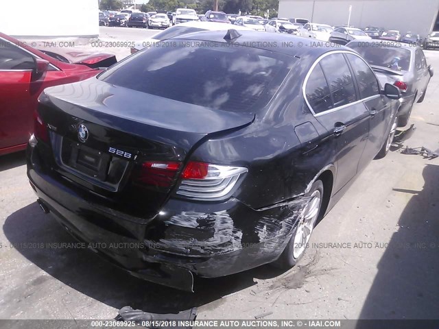 WBA5A7C50FD628870 - 2015 BMW 528 XI BLACK photo 4