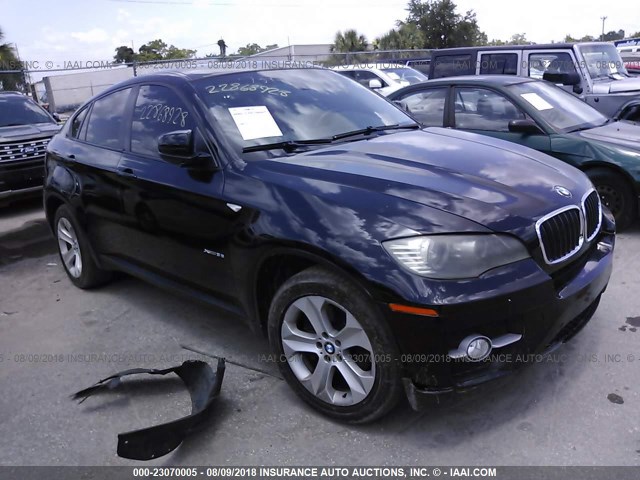5UXFG43538LJ35163 - 2008 BMW X6 XDRIVE35I Սև լուսանկար 1