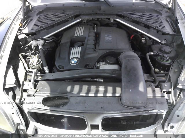 5UXFG43538LJ35163 - 2008 BMW X6 XDRIVE35I Սև լուսանկար 10