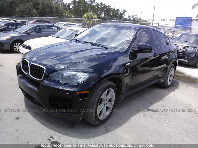 5UXFG43538LJ35163 - 2008 BMW X6 XDRIVE35I BLACK photo 2