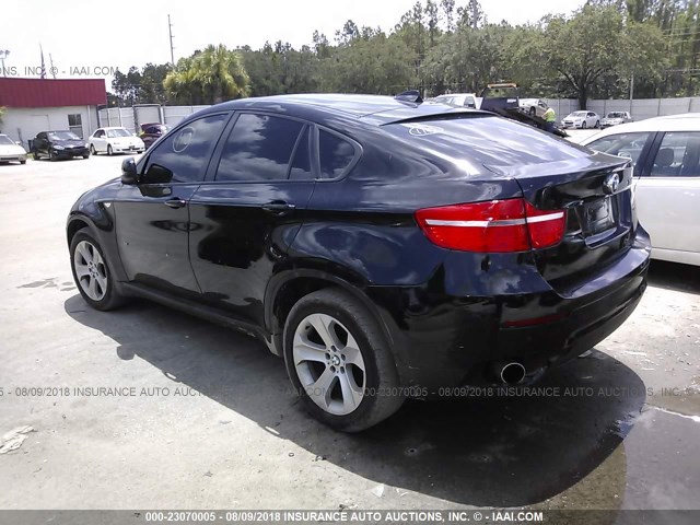 5UXFG43538LJ35163 - 2008 BMW X6 XDRIVE35I BLACK photo 3